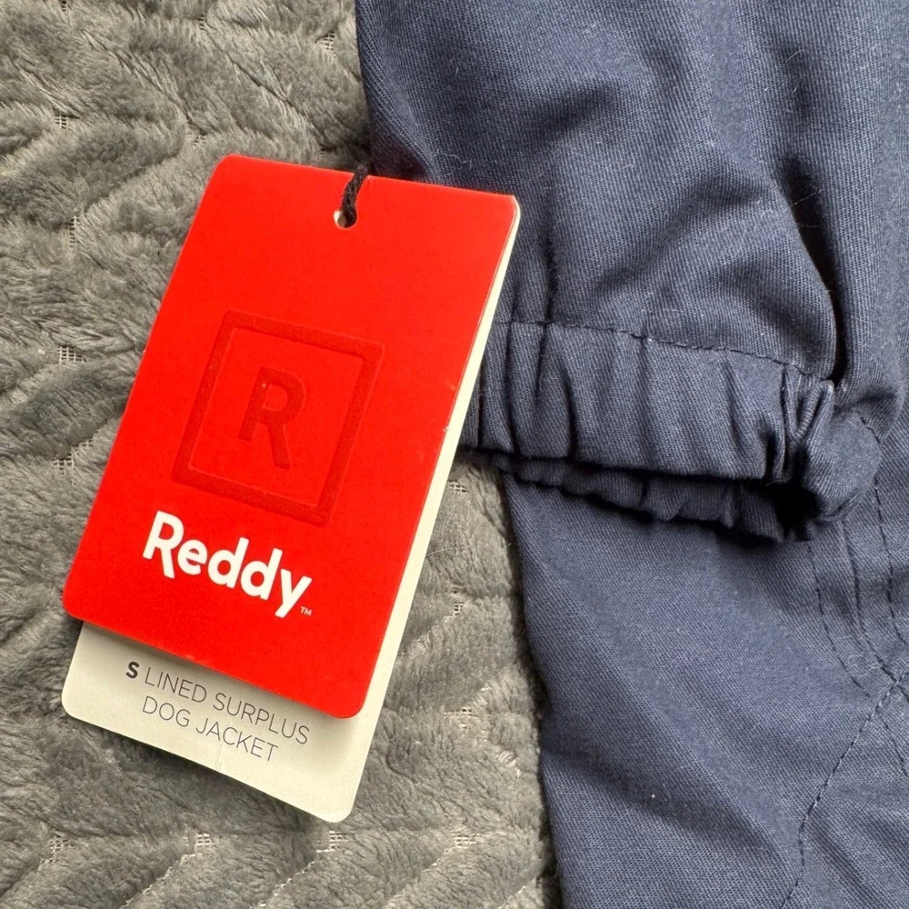 Reddy Navy Blue Lined Surplus Dog Jacket Camo Lining‎ Small 3077097 (1462)